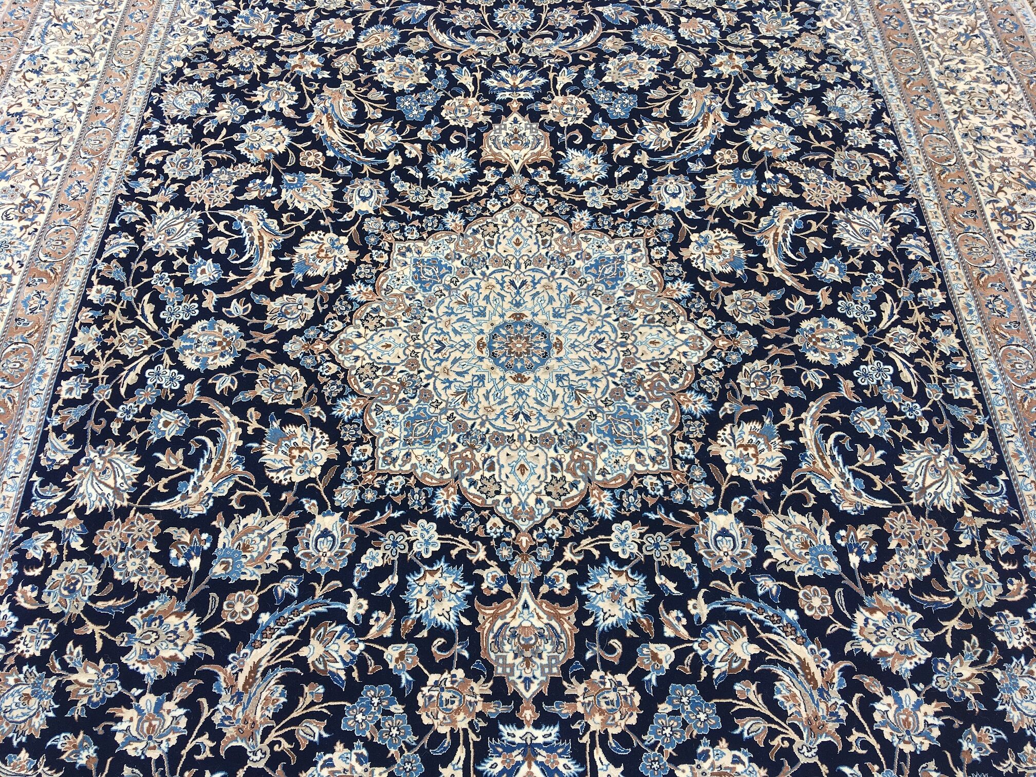 Persian Nain Carpet 3.65m x 2.38m