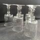 6 Baccarat Champigny cooked wine glasses