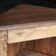 Magnificent 18th century corner cabinet. Solid oak and cherry.