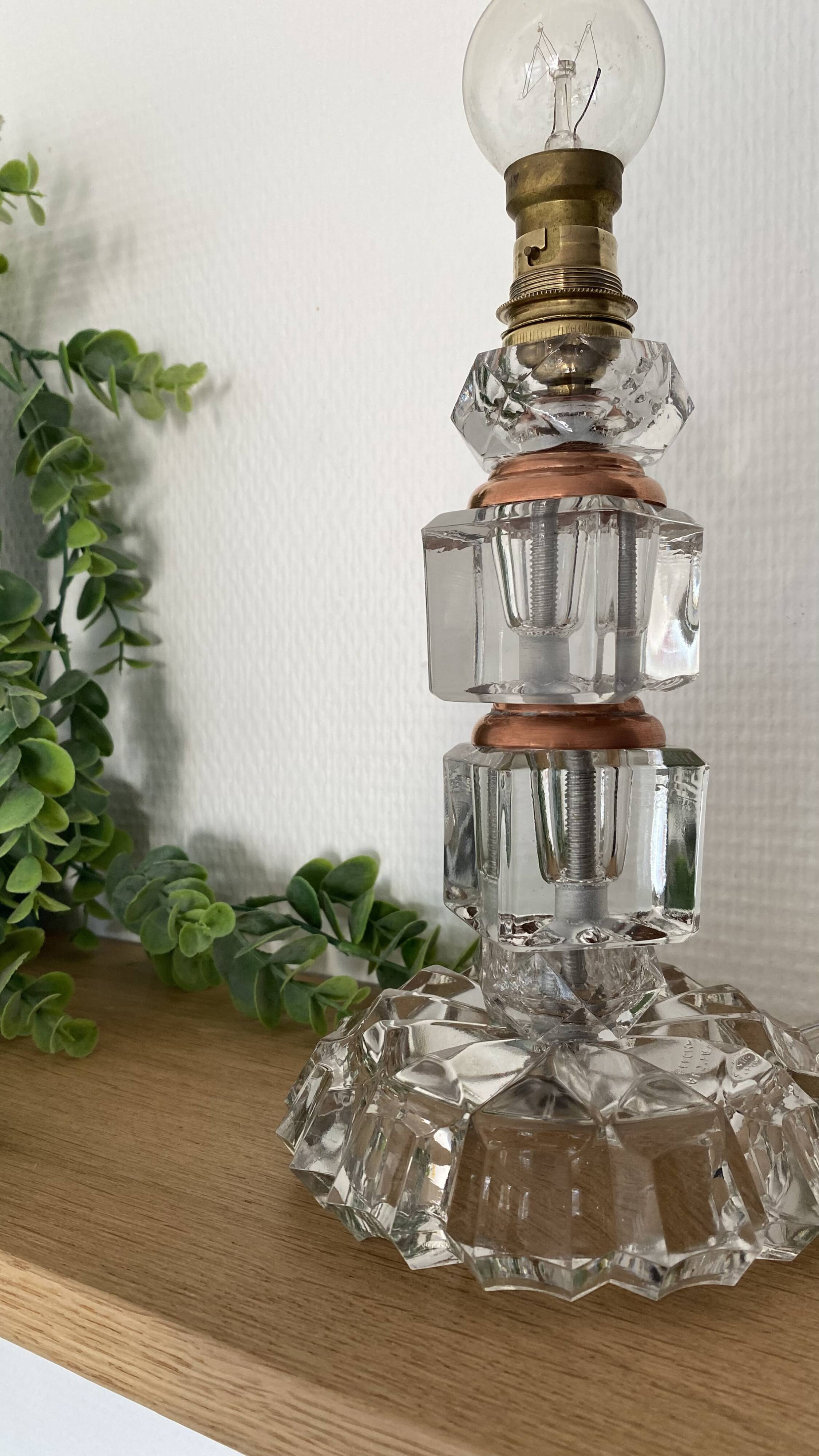 Lampe val St Lambert art déco