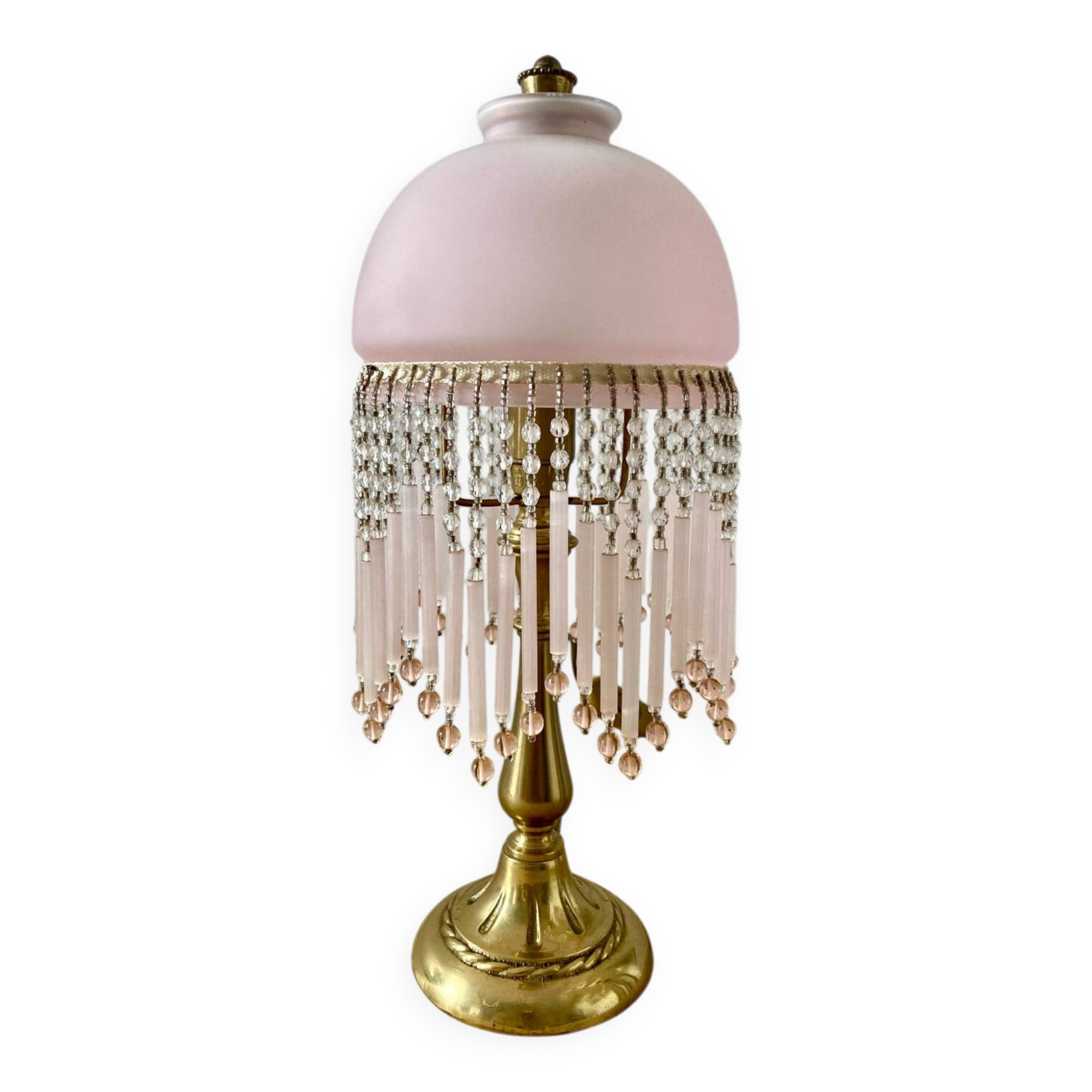 50s tassel lamp