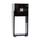60s Piano lacquered cabinet art deco style