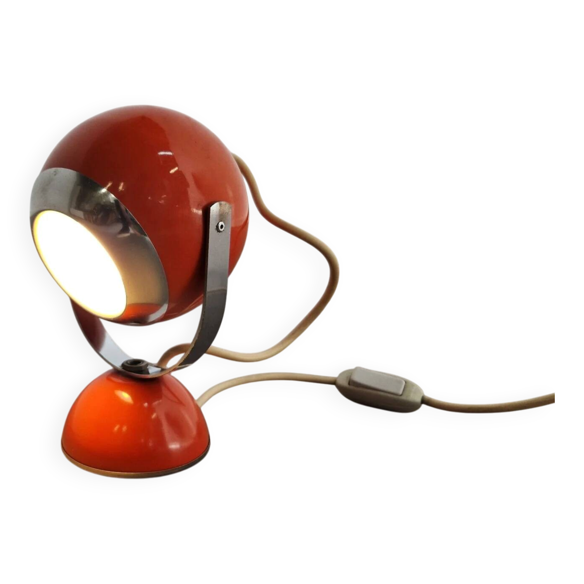 Lampe de table œil de l'ère spatiale | Années 1970