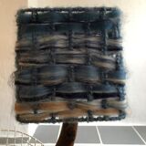 Raw vintage wood lamp