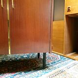 Vintage secretary teak modernist office library