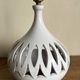 Glazed earth lamp 1960 by Pelletier