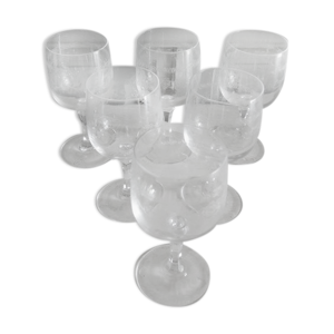 Lot de 24 anciens verres