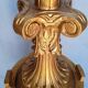 Lampe 90cm bois sculpté doré style Louis XVI