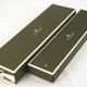 Christofle America, Art Deco fish service cutlery set, silver-plated, 2 pieces.