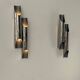 Pair of vintage double wall lights, chrome metal, Delightfull Galiano