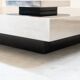 Stainless steel and glass coffee table by Ausenda, 1970Style