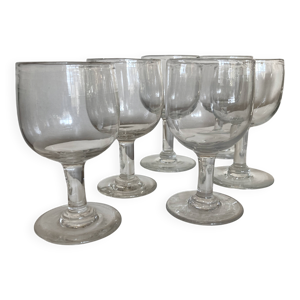 set de 6 verres tulipe - 1950