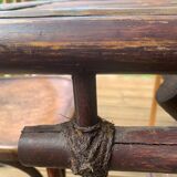Vintage rattan table
