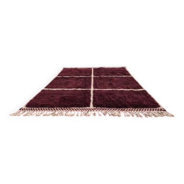 Tapis en laine naturelle tissè main traditionnelle 2/3 m