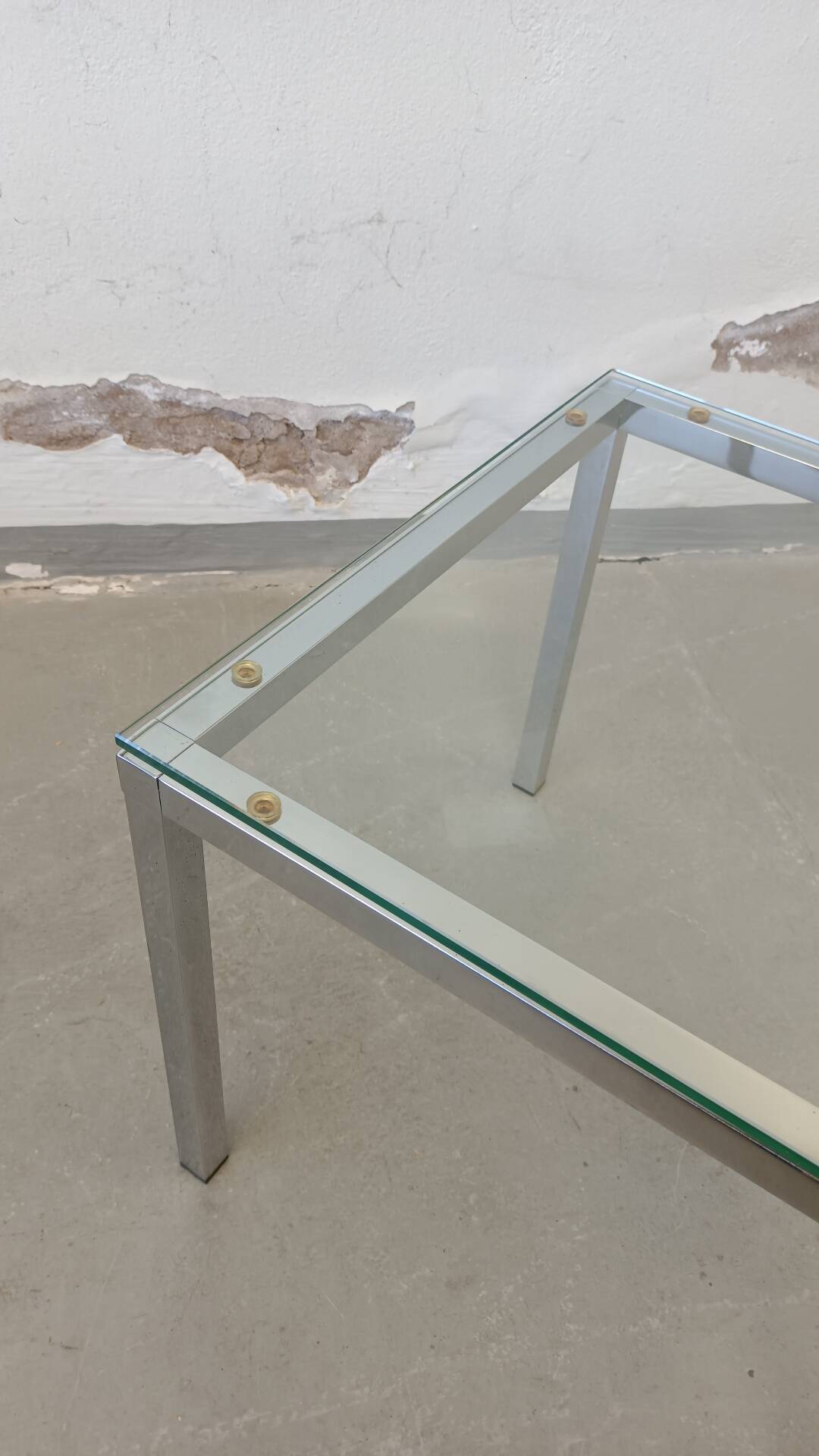 Chrome side table