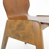 1970s Set of 7 Beech Stuckable Dining Chairs ,Germany