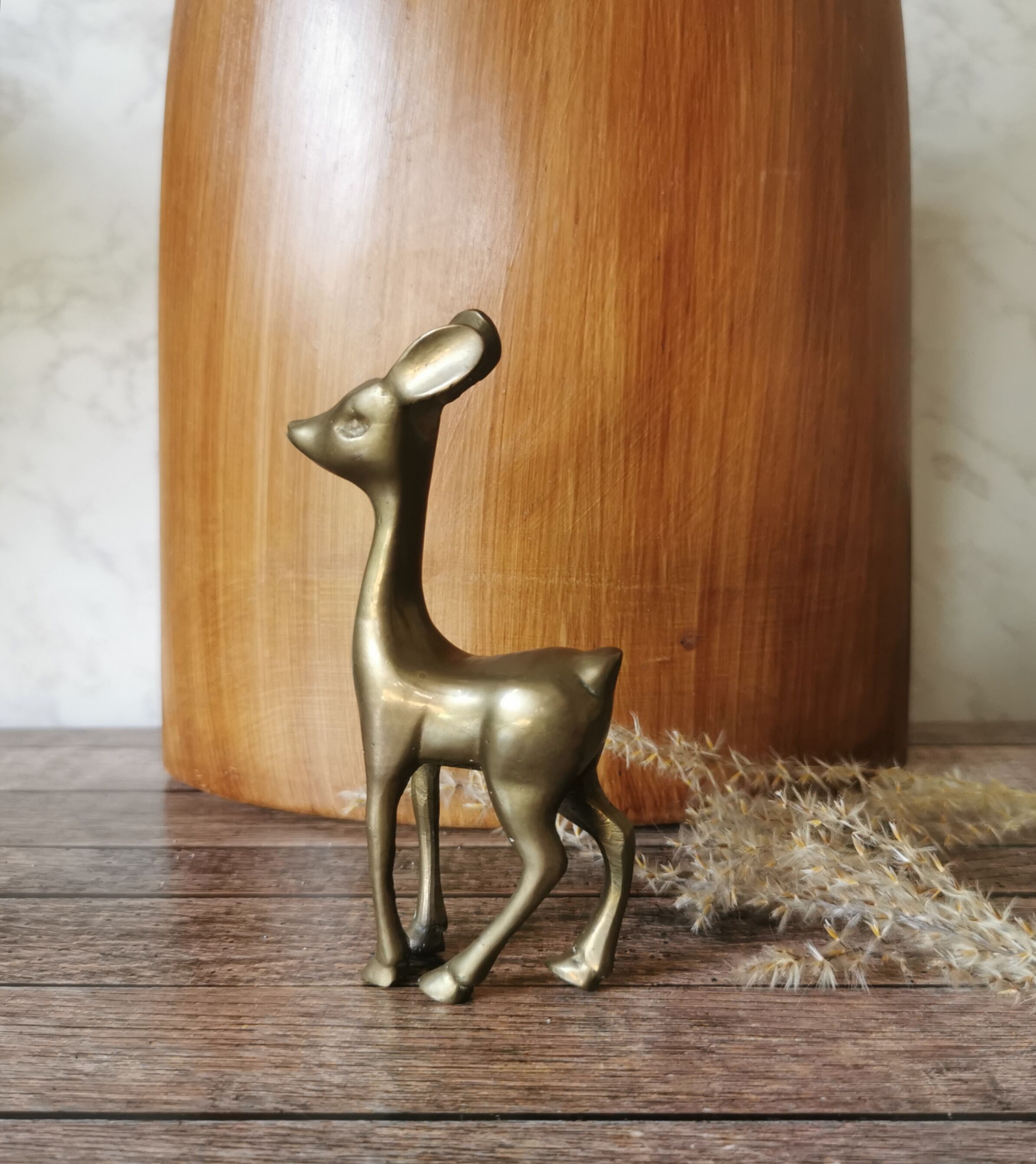 Brass fawn