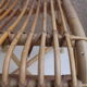 Chaise en rotin 1960