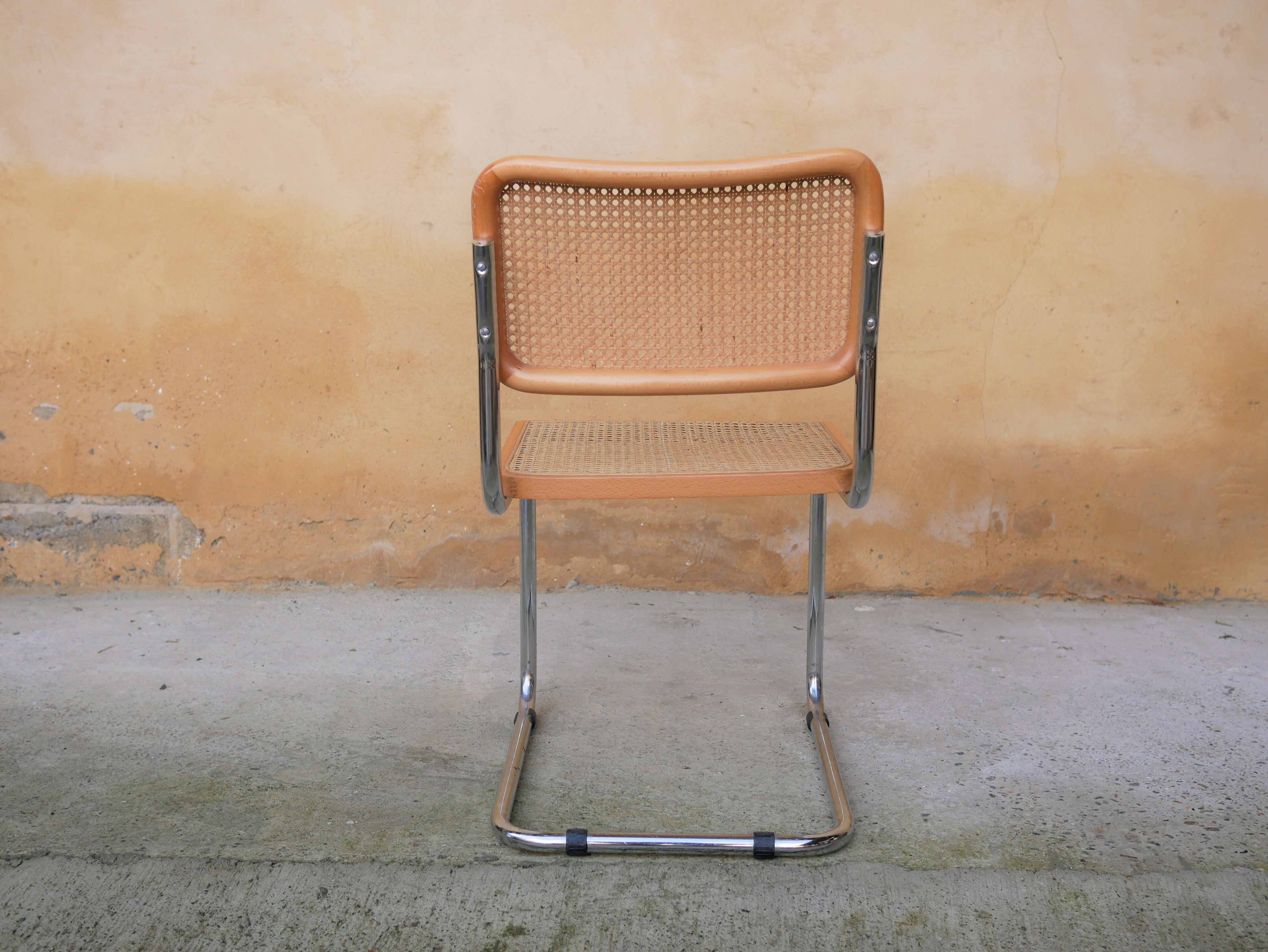 Chair B32 by Marcel Breuer, Made in Italy