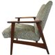 Fauteuil en teck vintage du milieu du siècle