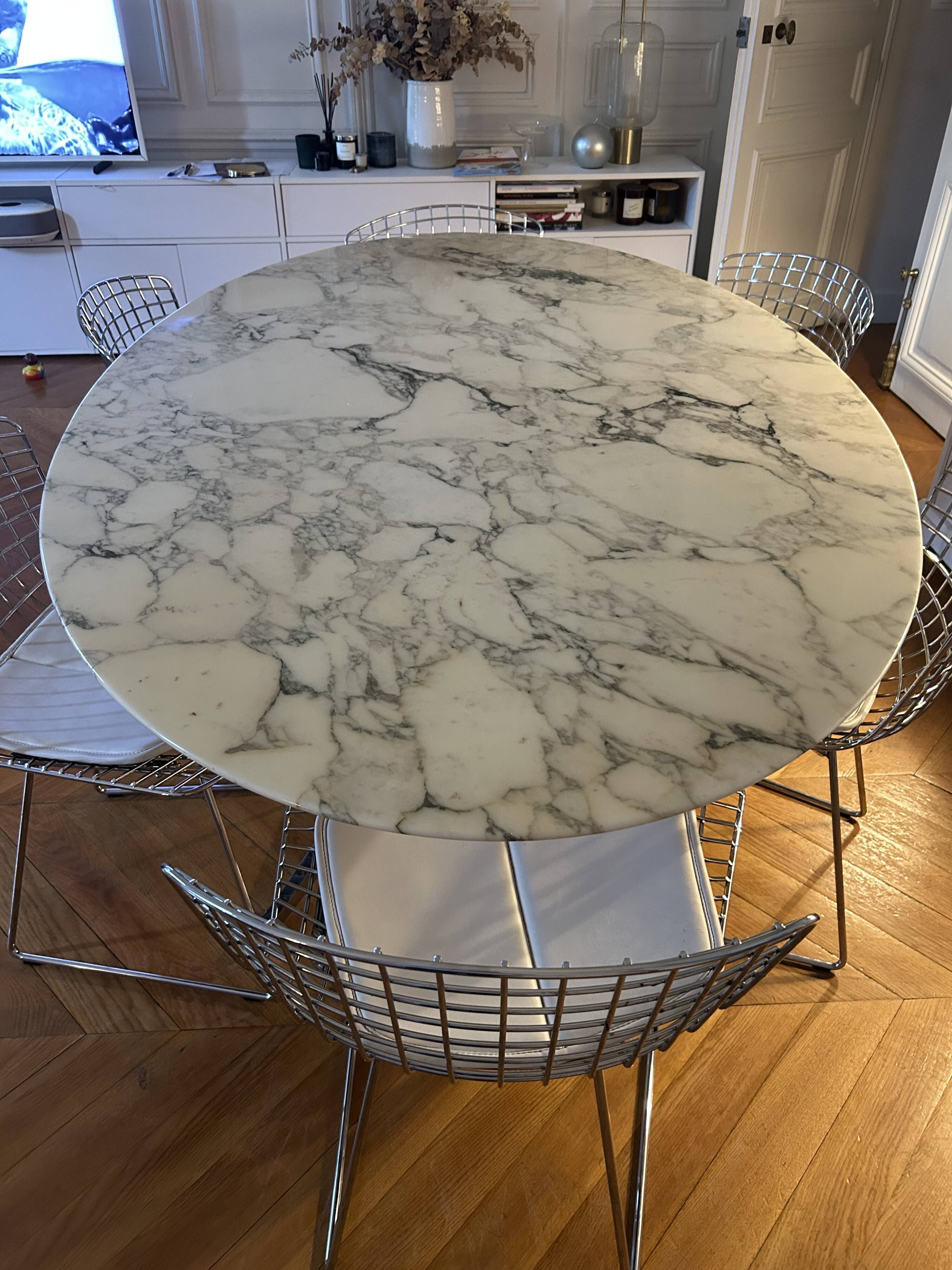 Florence Knoll Oval Table - Formerly from the Bank of France