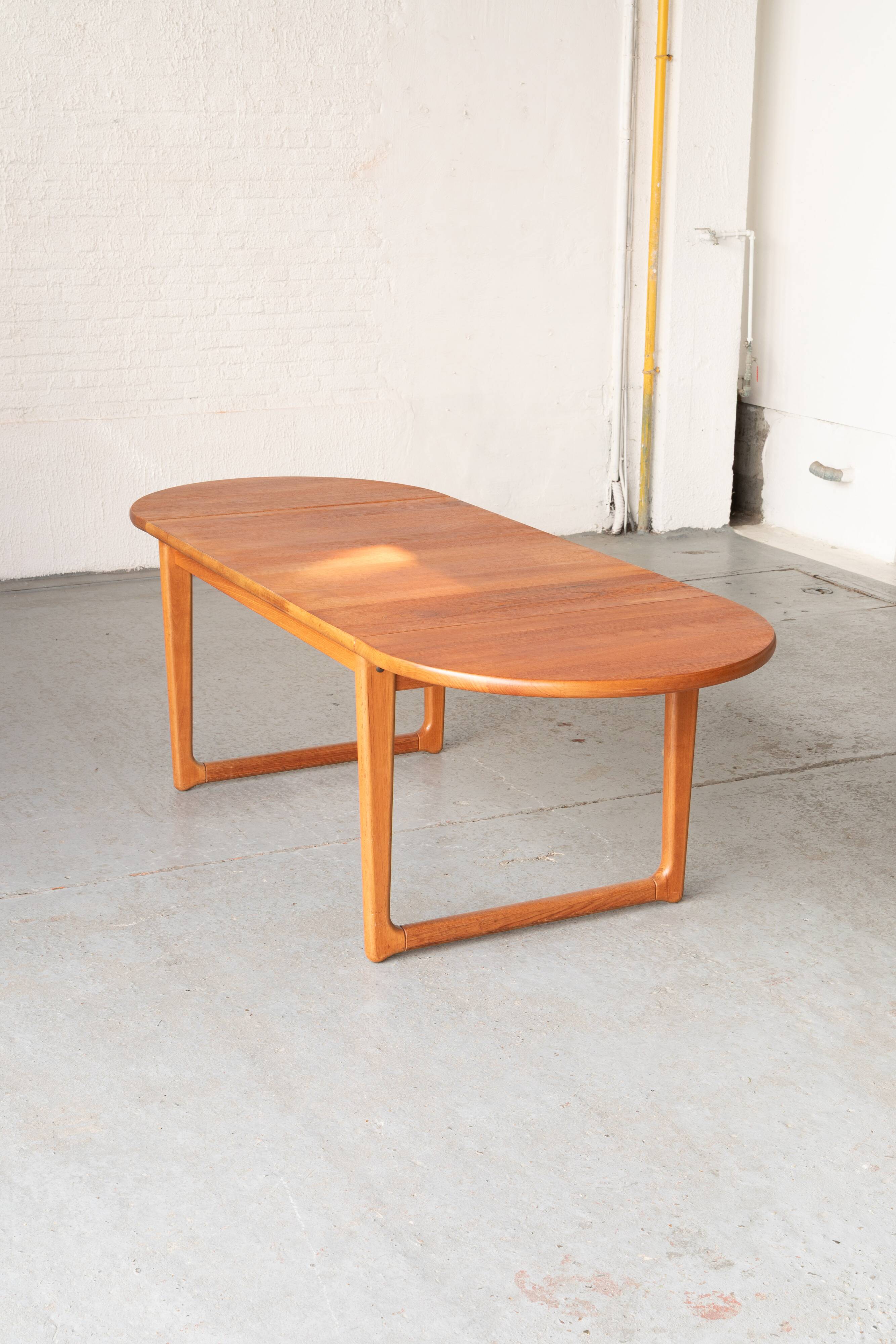 Dining table in solid teak, Denmark, 1960's