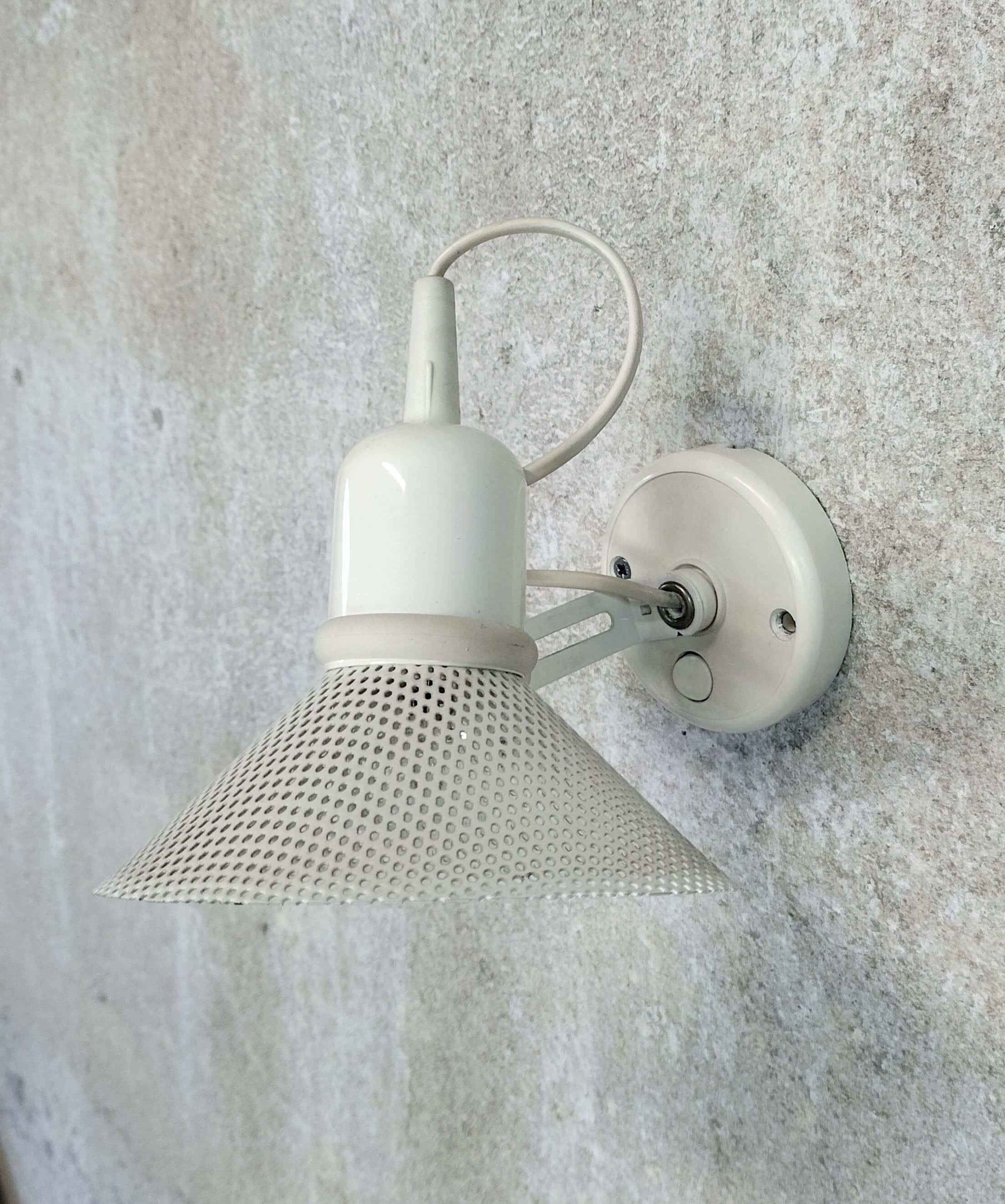 Pair of 80's wall lights.