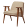 Fauteuil vintage moderne du milieu du siècle Chierowski 366