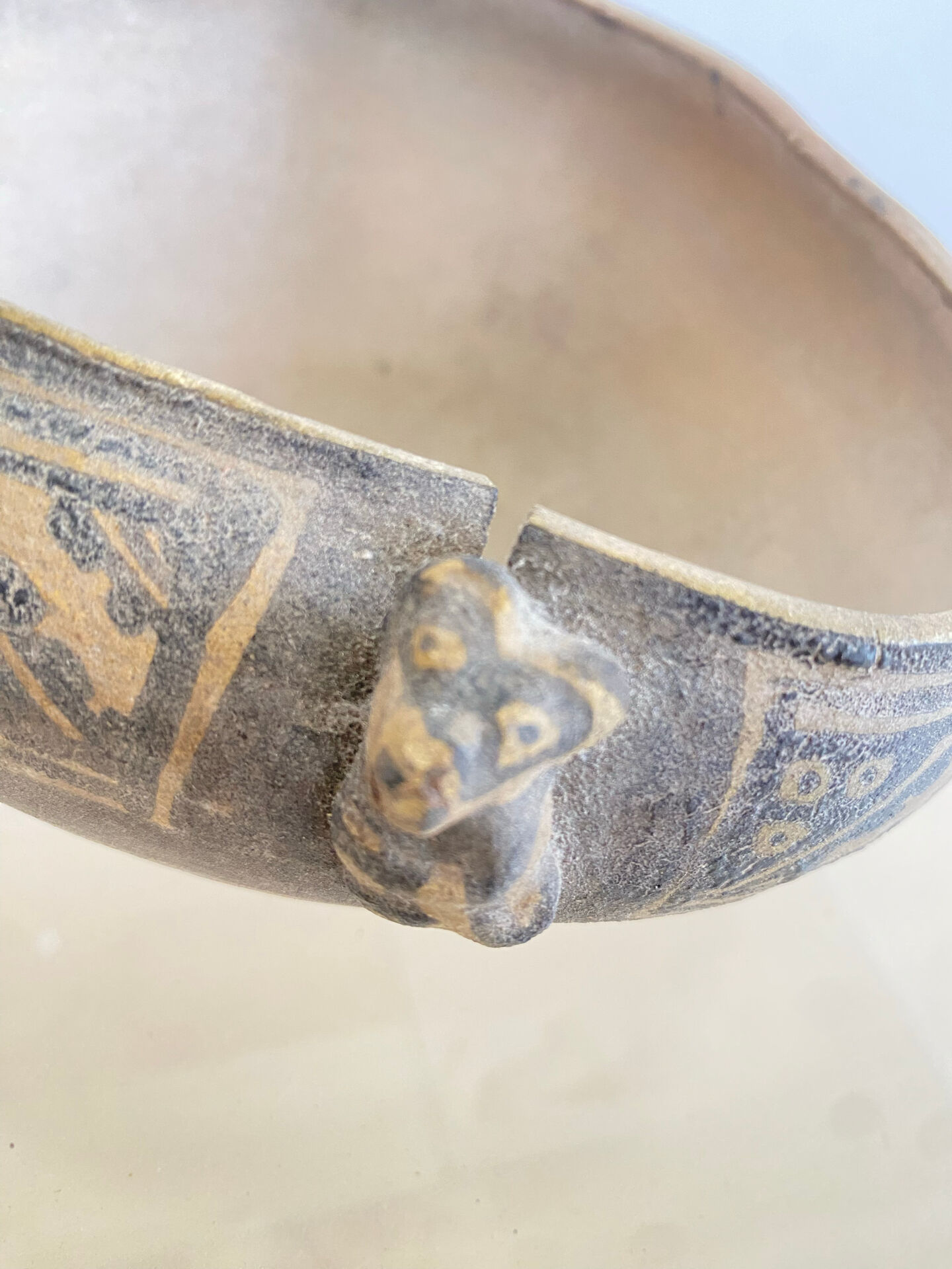 Peruvian archaeological bowl