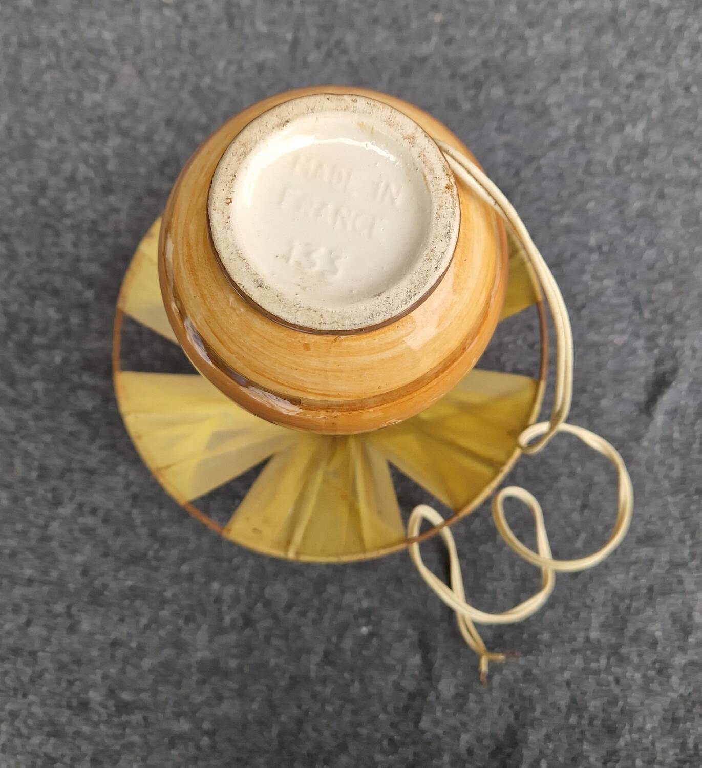 Vintage ceramic bedside lamp