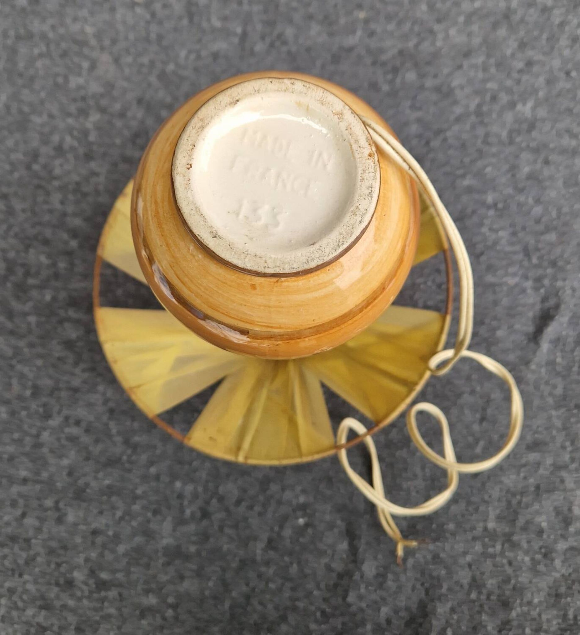 Vintage ceramic bedside lamp