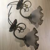 Vintage wall lamp set