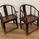 Pair of Chinese armchairs