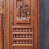 Breton sideboard in carved oak