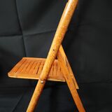 Folding bamboo chair for children