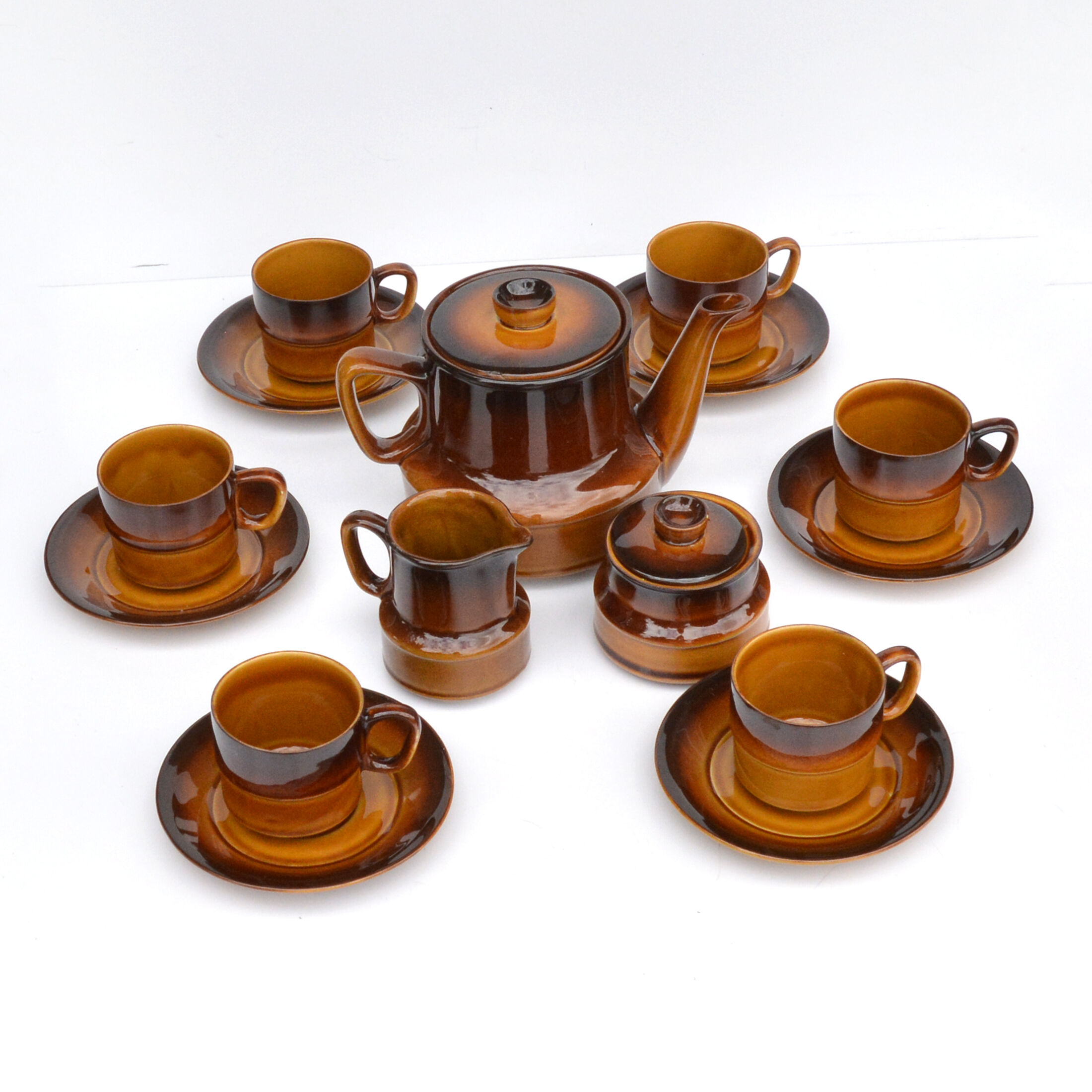 Porcelite coffee service ANIA designed by K. Kowalski, Zakłady Porcelitu Stolowego "Tułowice", Polan