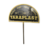 large sign plate in double-sided tole for Taraplast furniture