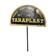 large sign plate in double-sided tole for Taraplast furniture