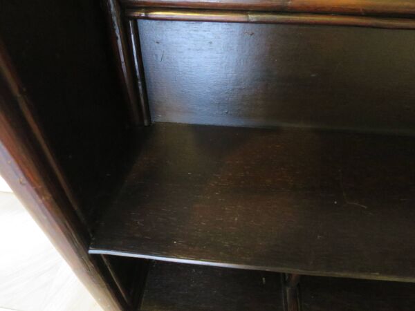 Rare vintage meuble de bar étagère bois rotin tressé années 80 rétro