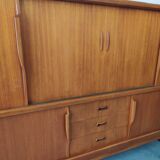 High teak sideboard