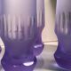 6 verres à long drink Alexandrite Space Age années 1970