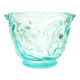 Art Deco vase, uranium crystal, Moser, Czechoslovakia, 1930s