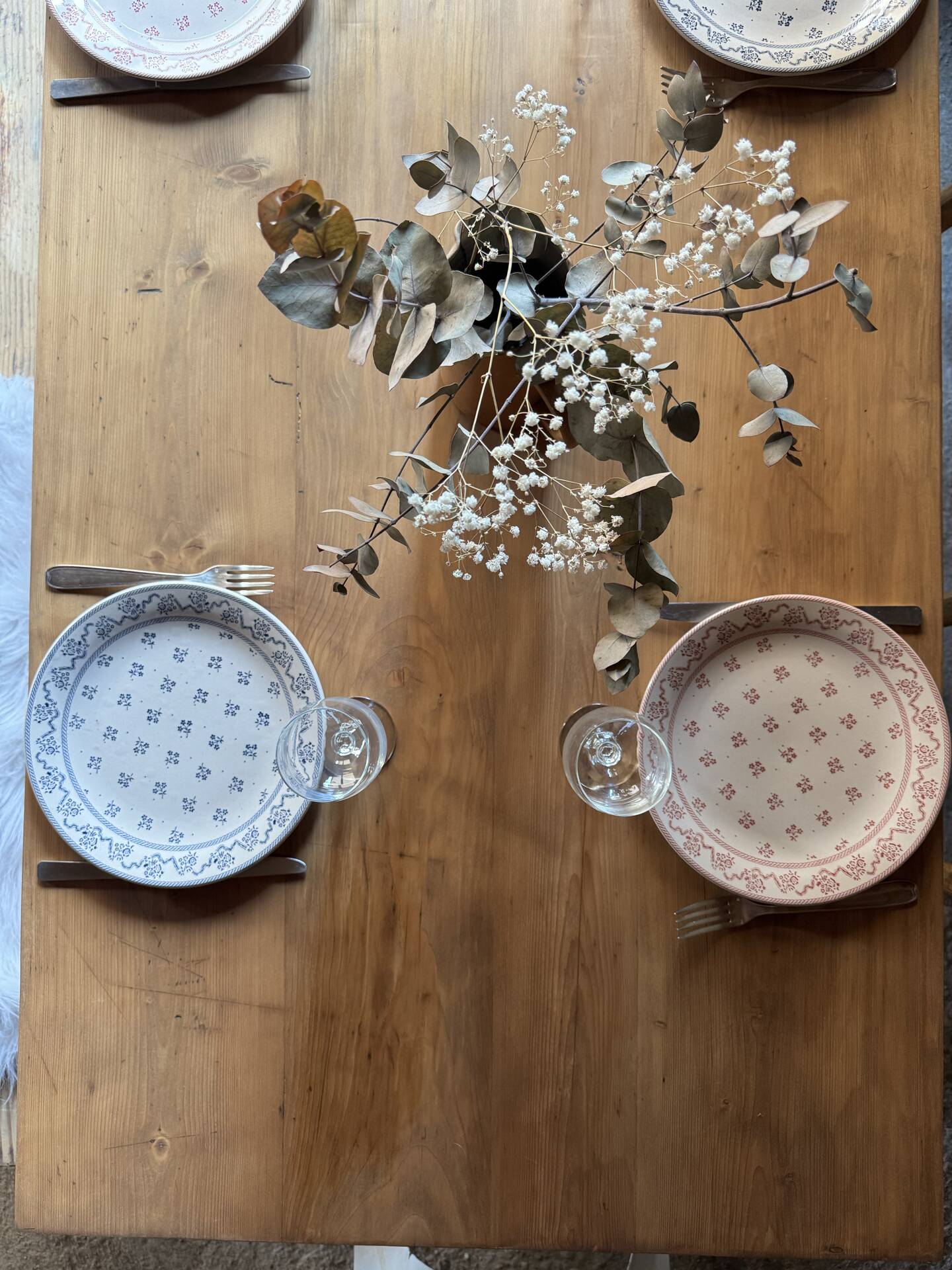 Old solid wood table