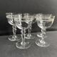 5 glasses in light blown, cut and guilloché crystal