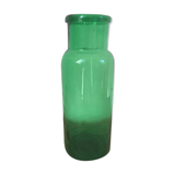 Green glass apothecary jar