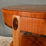 Mahogany and Rosewood Gueridon Table, Art Deco – 1930