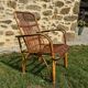 Fauteuil rotin vintage