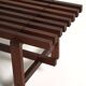 Slat bench in fine wood, 1970s