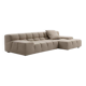 Tufty-Time sofa with chaise longue - beige