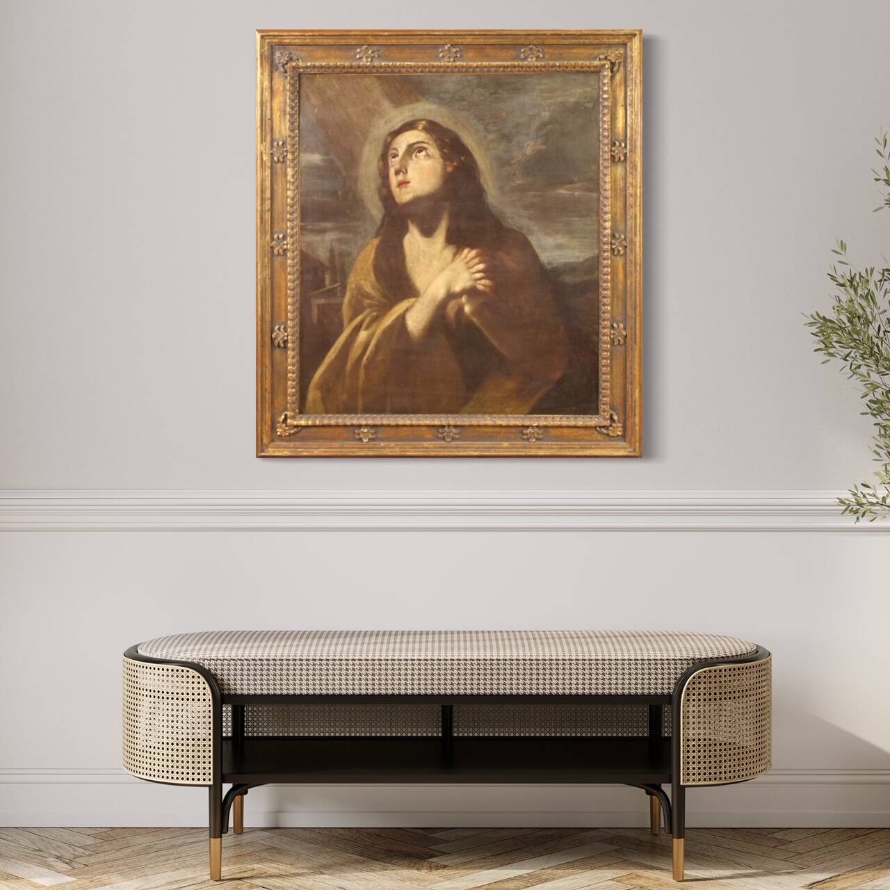 Antique Magdalene painting form 17th century